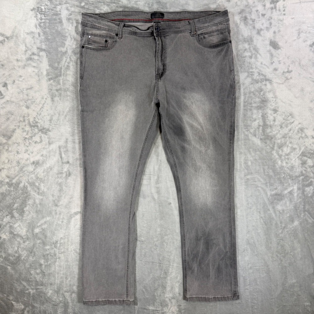 Steve's Jeans Straight‎ Jeans Men's Size 42x32 Gray Denim Pants